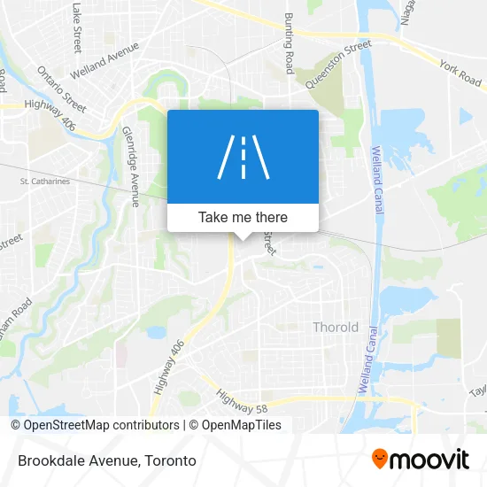 Brookdale Avenue map