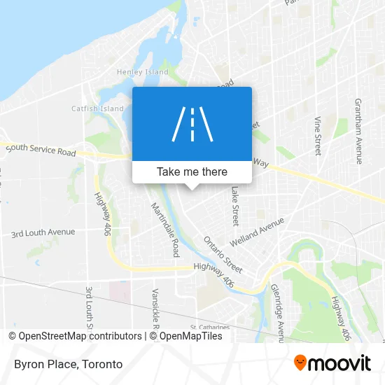 Byron Place map