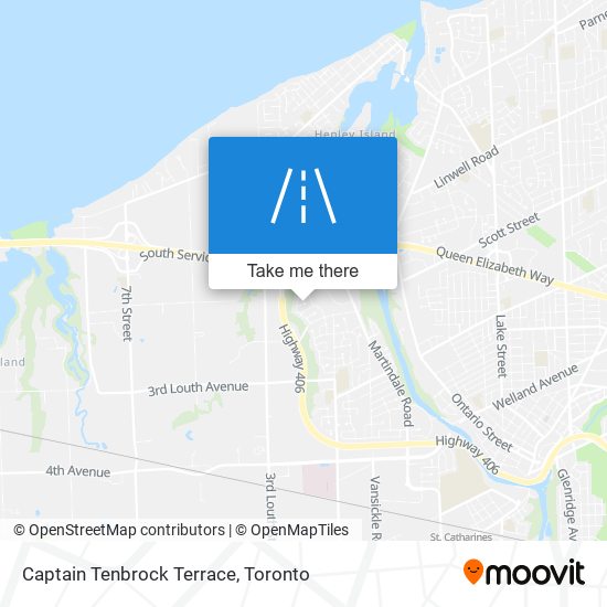 Captain Tenbrock Terrace map