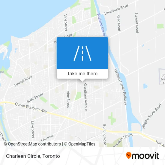 Charleen Circle map
