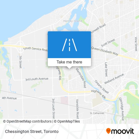 Chessington Street map