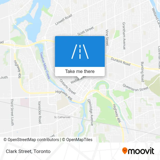 Clark Street map