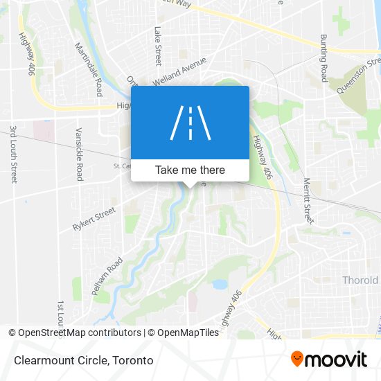 Clearmount Circle map