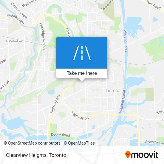 Clearview Heights map