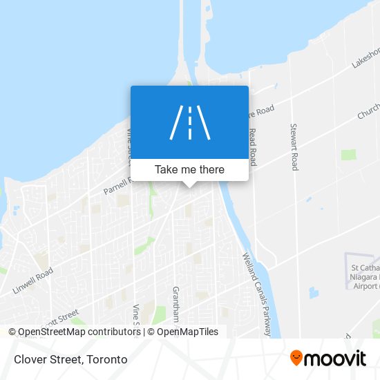 Clover Street map