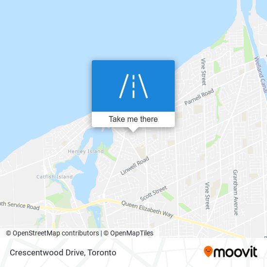 Crescentwood Drive map