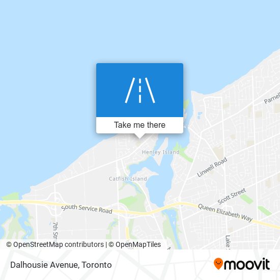 Dalhousie Avenue map