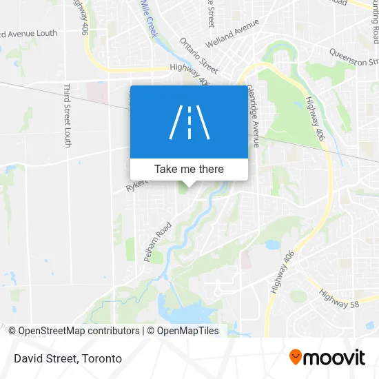 David Street map