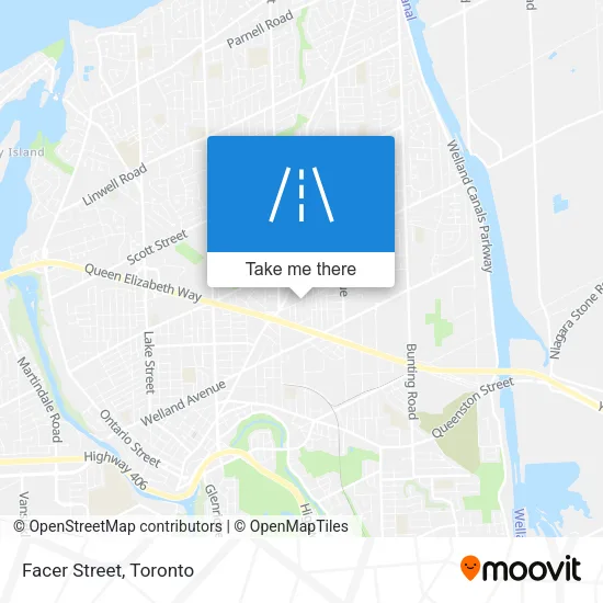 Facer Street map