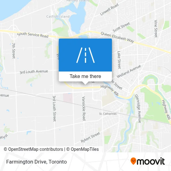 Farmington Drive map