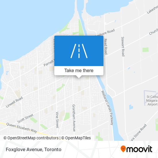 Foxglove Avenue map
