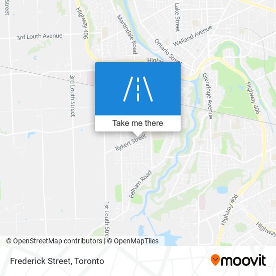 Frederick Street map