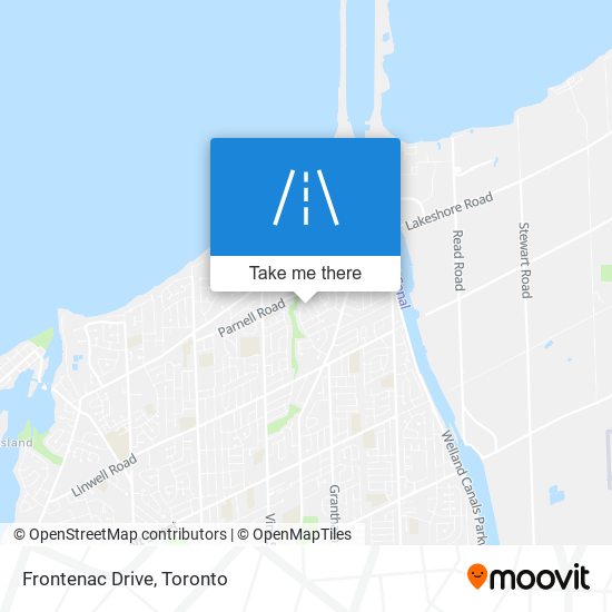 Frontenac Drive map