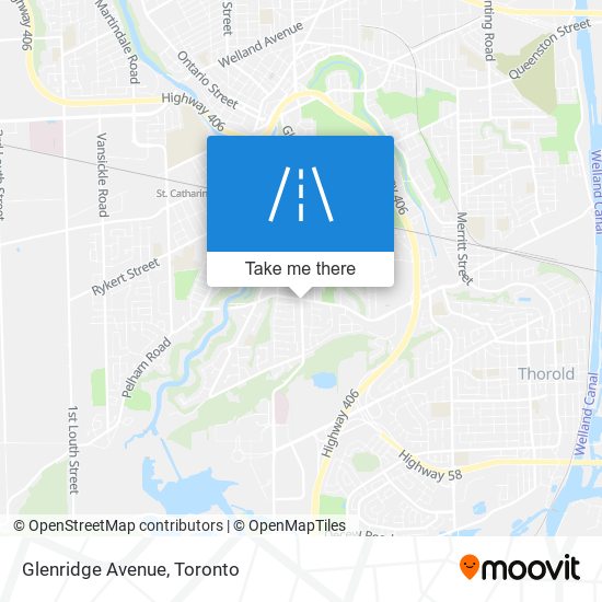 Glenridge Avenue map