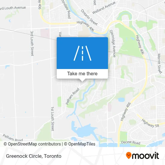 Greenock Circle map