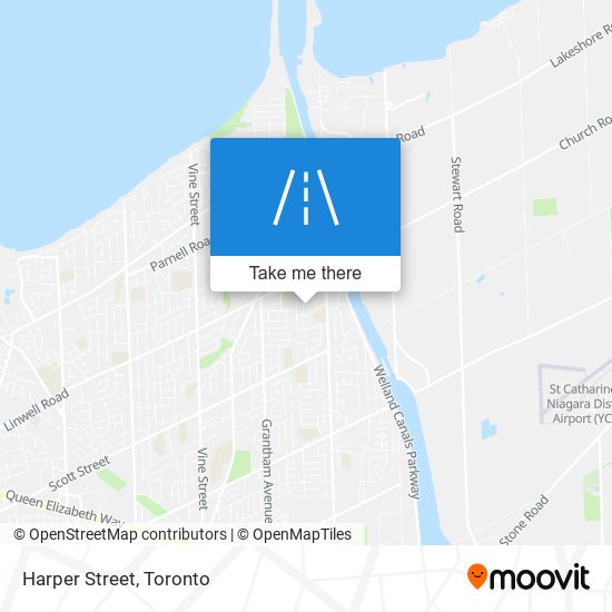 Harper Street map