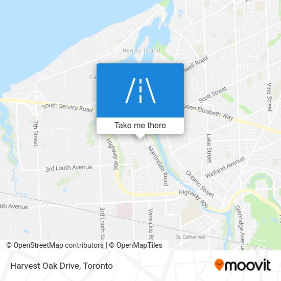 Harvest Oak Drive map