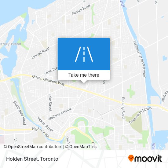 Holden Street map