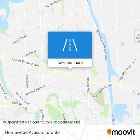Homewood Avenue map