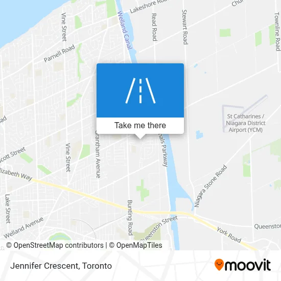 Jennifer Crescent map