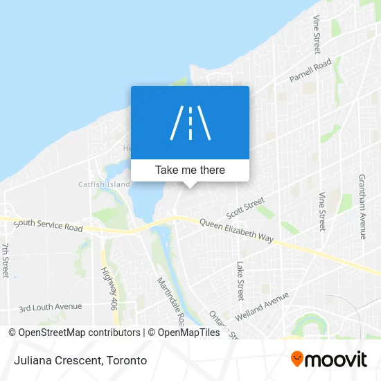 Juliana Crescent map