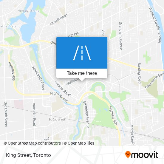 King Street map