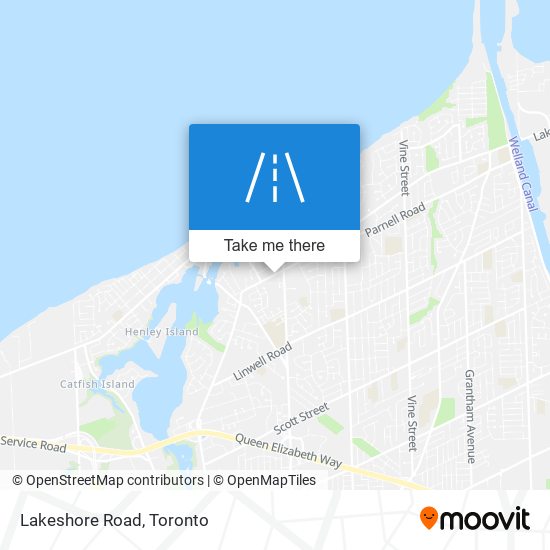 Lakeshore Road map