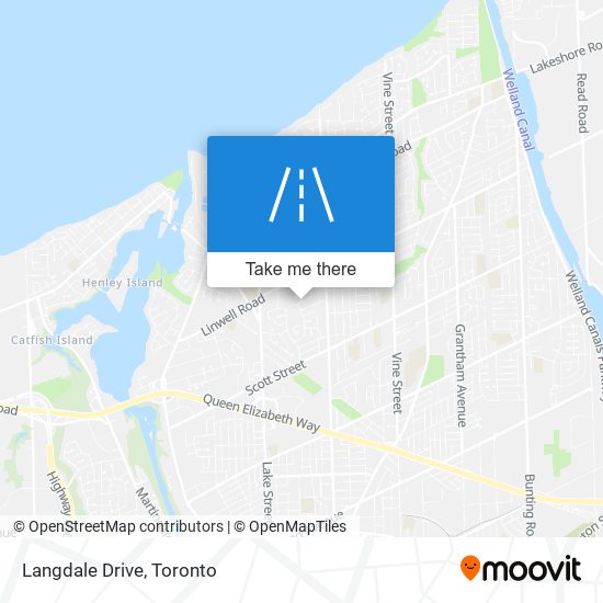 Langdale Drive map