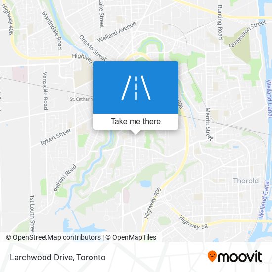 Larchwood Drive map