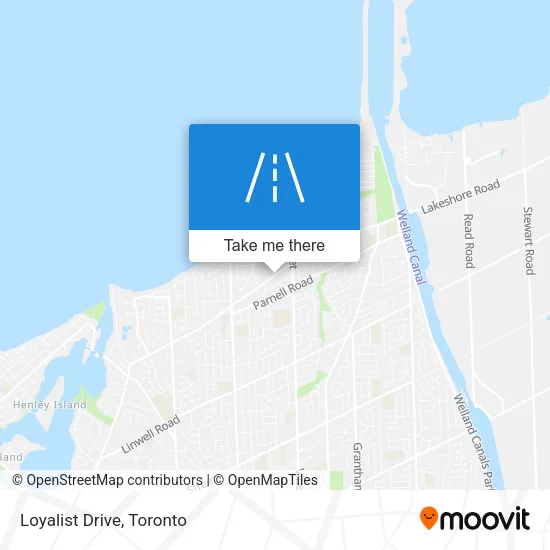 Loyalist Drive map