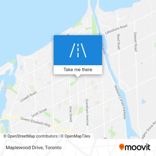 Maplewood Drive map