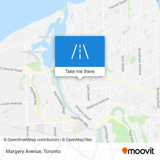 Margery Avenue map