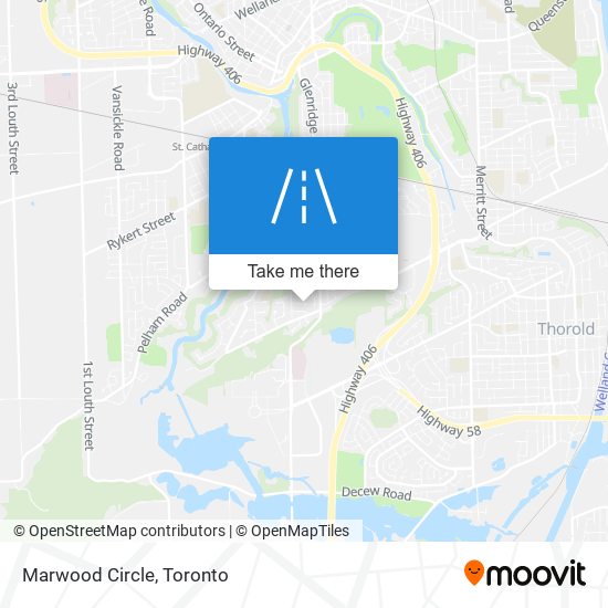 Marwood Circle map