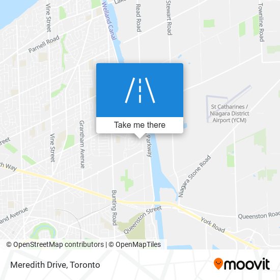 Meredith Drive map