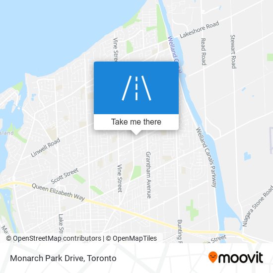 Monarch Park Drive map