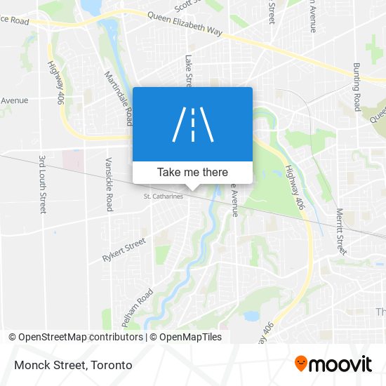 Monck Street map