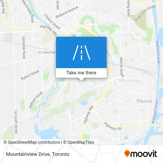 Mountainview Drive map