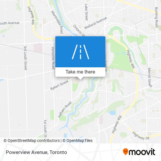 Powerview Avenue map