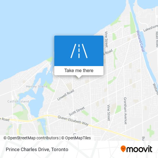 Prince Charles Drive map