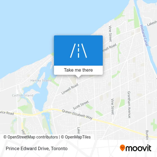 Prince Edward Drive map