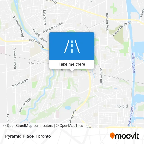 Pyramid Place map