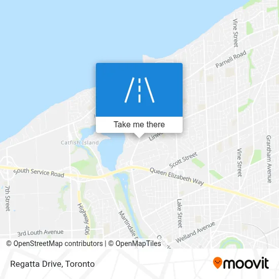 Regatta Drive map