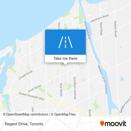 Regent Drive map