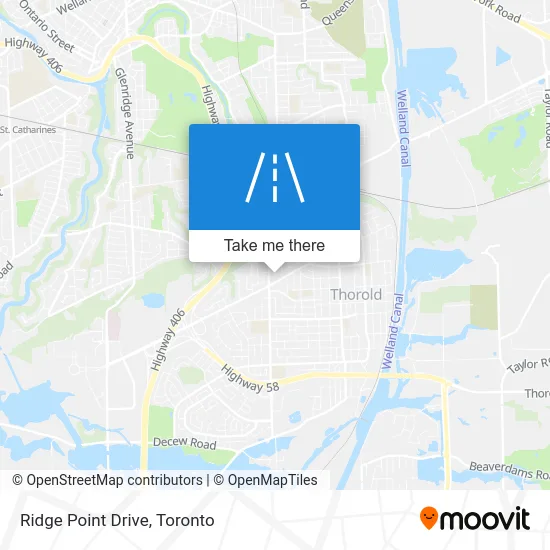 Ridge Point Drive map