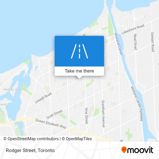 Rodger Street map