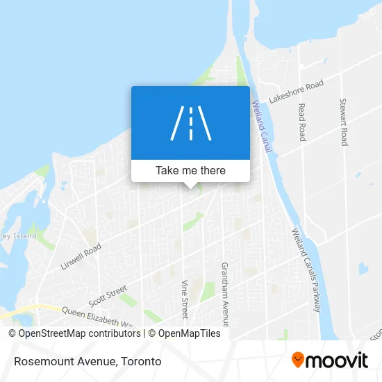 Rosemount Avenue map