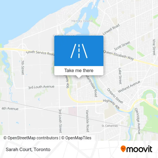 Sarah Court map