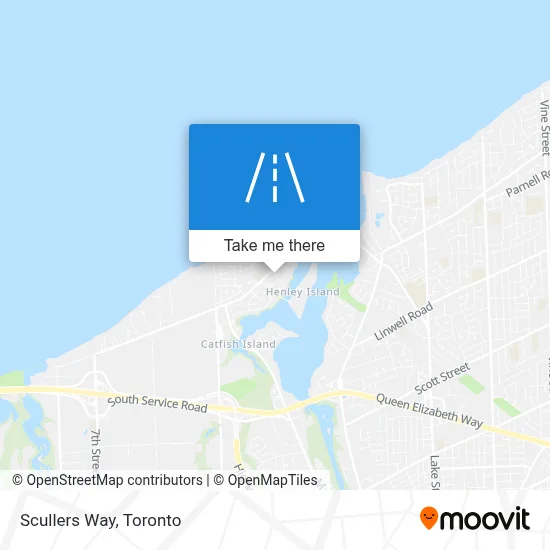 Scullers Way map