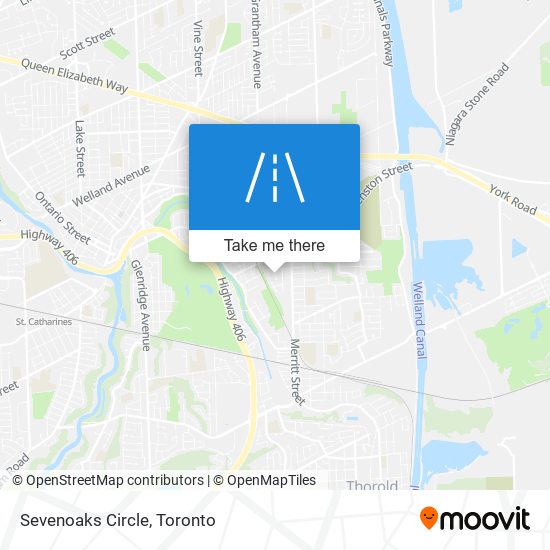 Sevenoaks Circle map