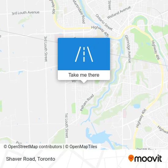 Shaver Road map